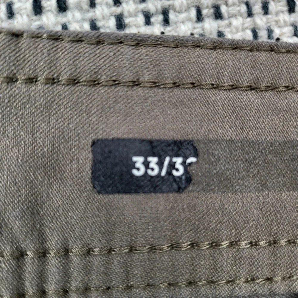 PrAna Pants Mens 33x32 Brown Chino Standard‎ Fit Casual Outdoor Hiking Stretch